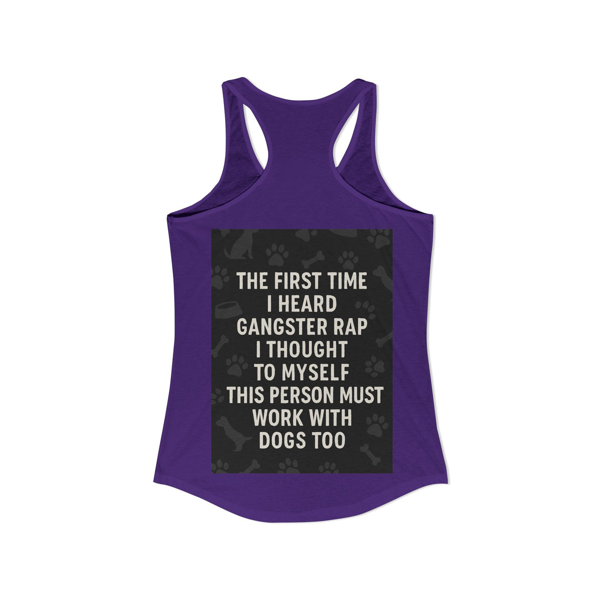 Gangster Rap Women's Racerback Tank