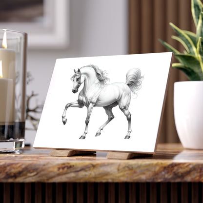 Fancy Pants Ceramic Photo Tile
