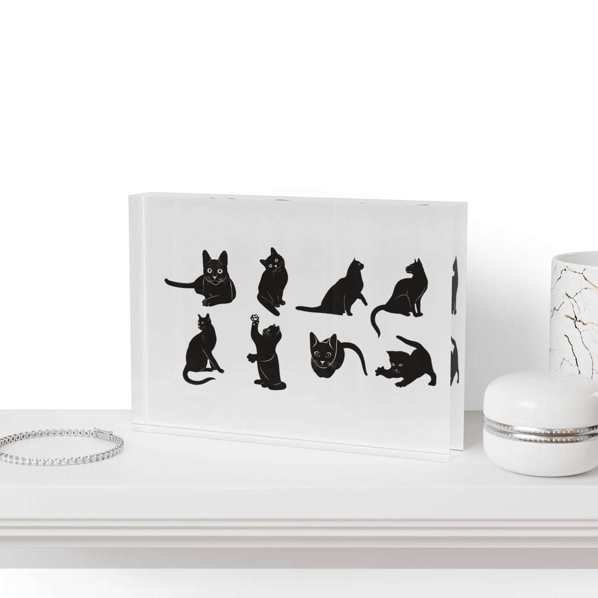 Cats Acrylic Photo Block