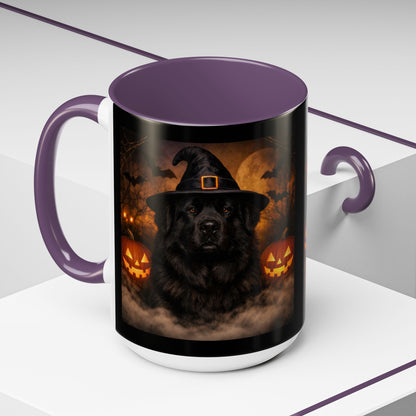 Witch Hat Pack Newfie 2-Tone Coffee Mug