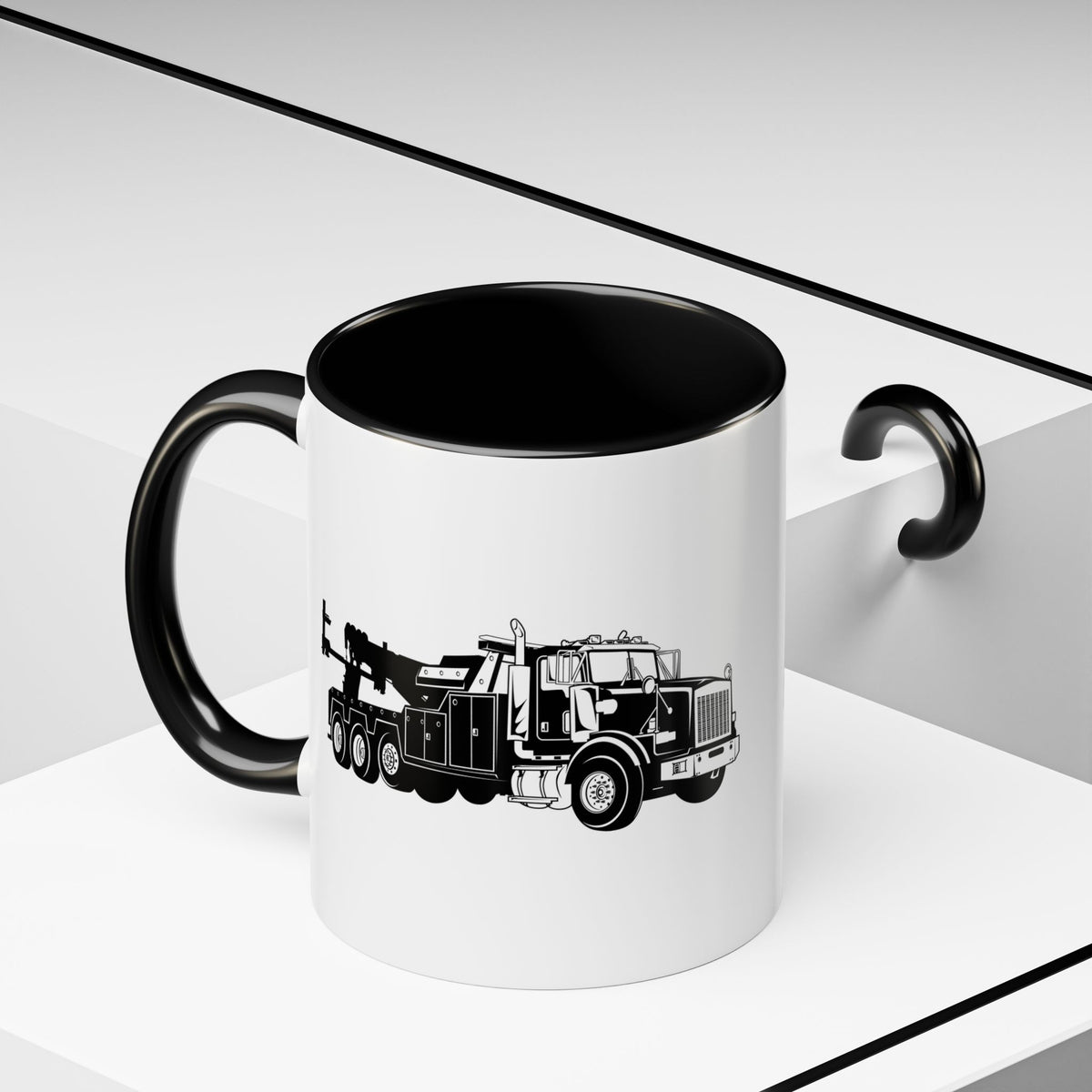Heavy Tow Truck 2-Tone Coffee Mug