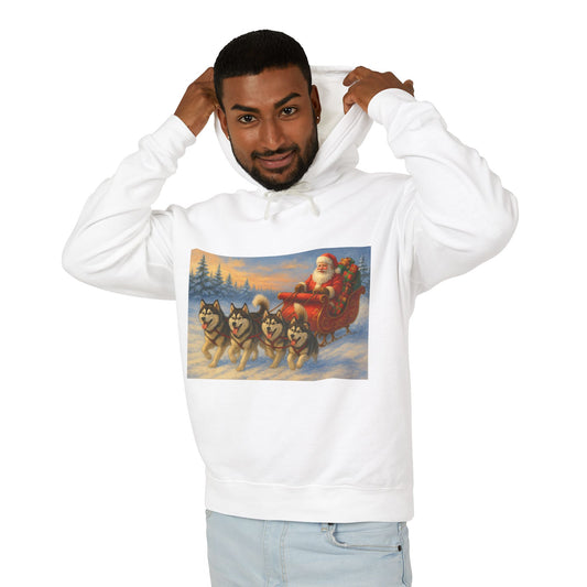 Dashing Through The Snow Unisex Lightweight Hoodie