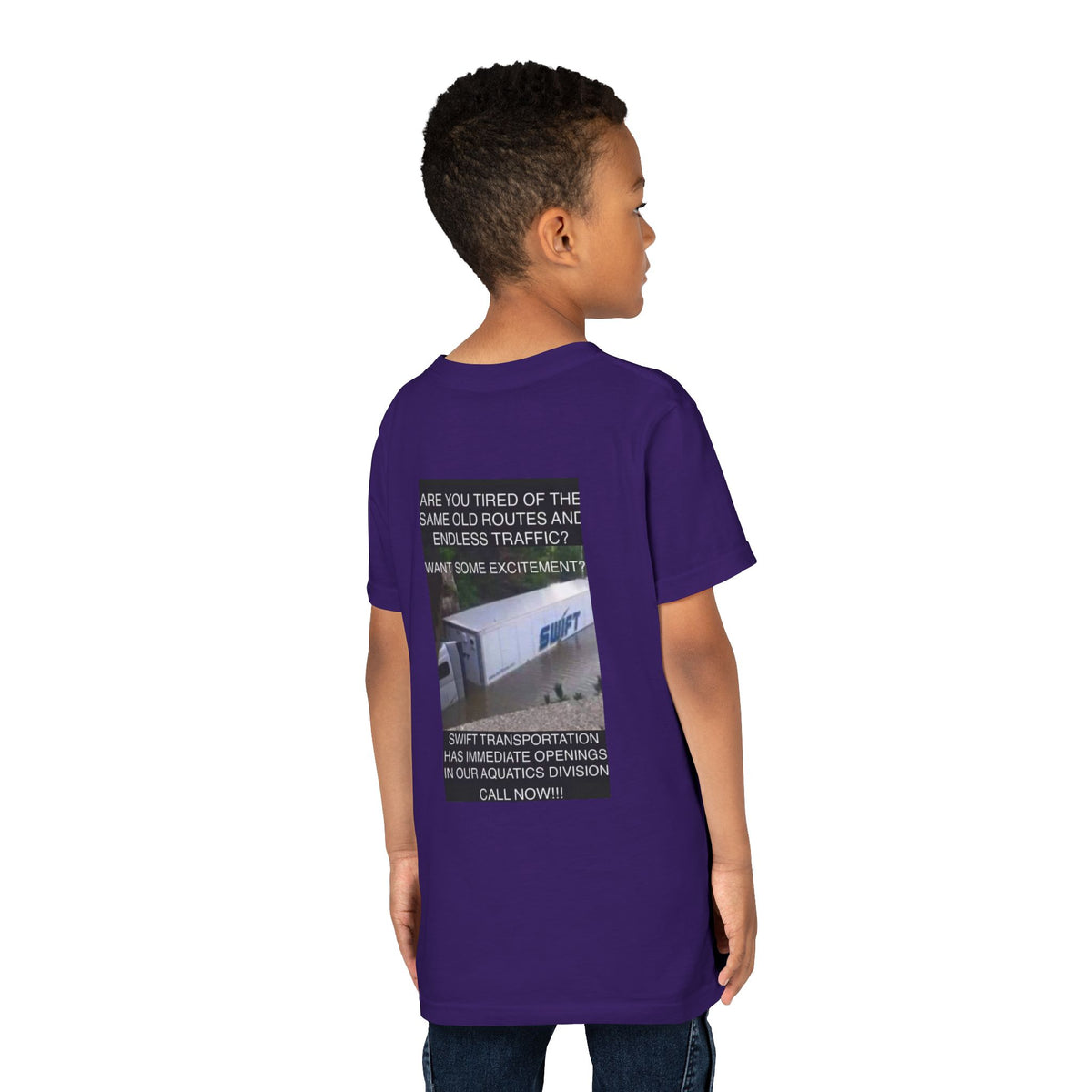 Swift Aquatics Youth Unisex Short Sleeve Crewneck Tee
