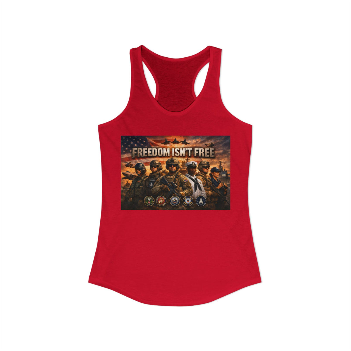 Freedom Isn't Free Women's Racerback Tank