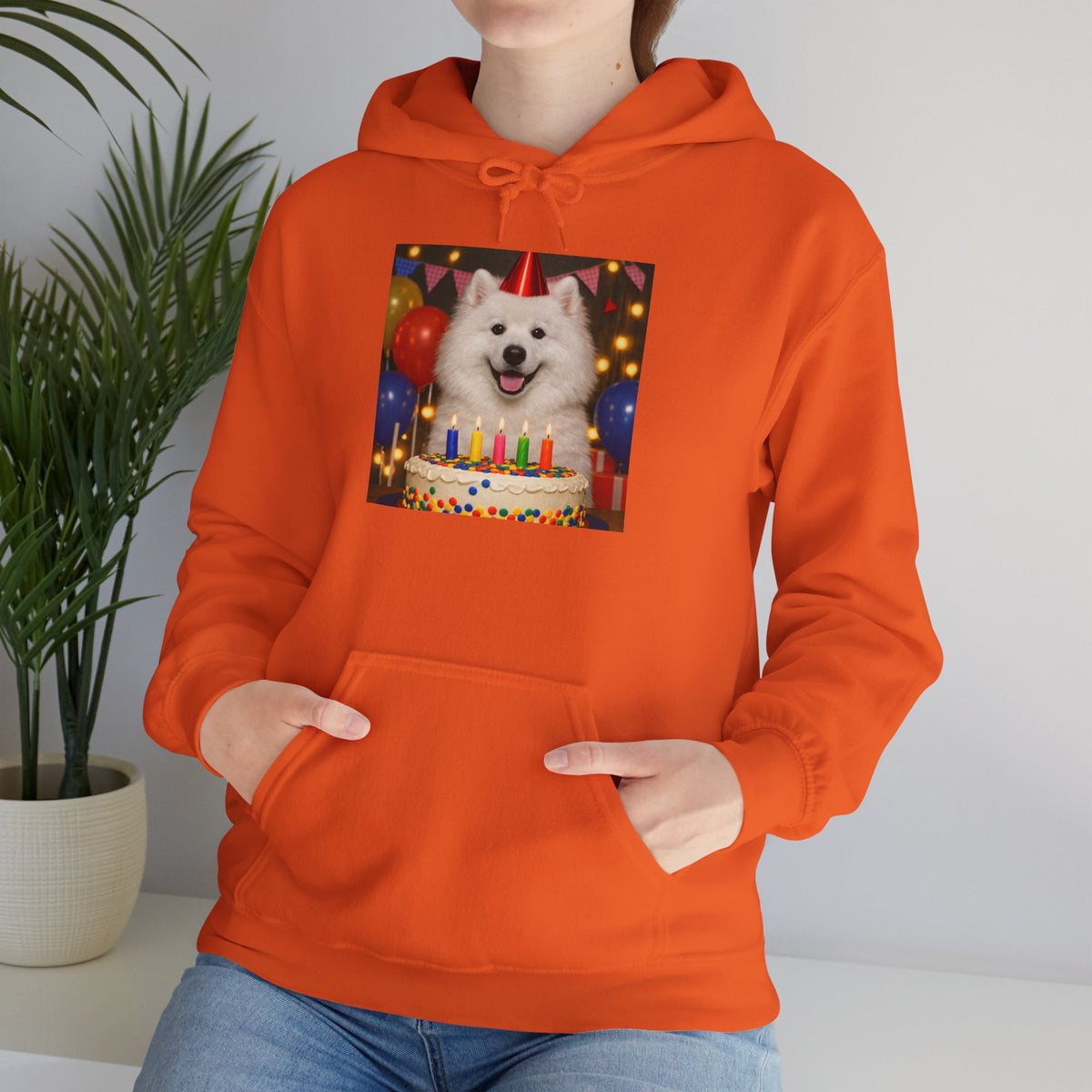 Birthday Buddy Samoyed Unisex Hoodie