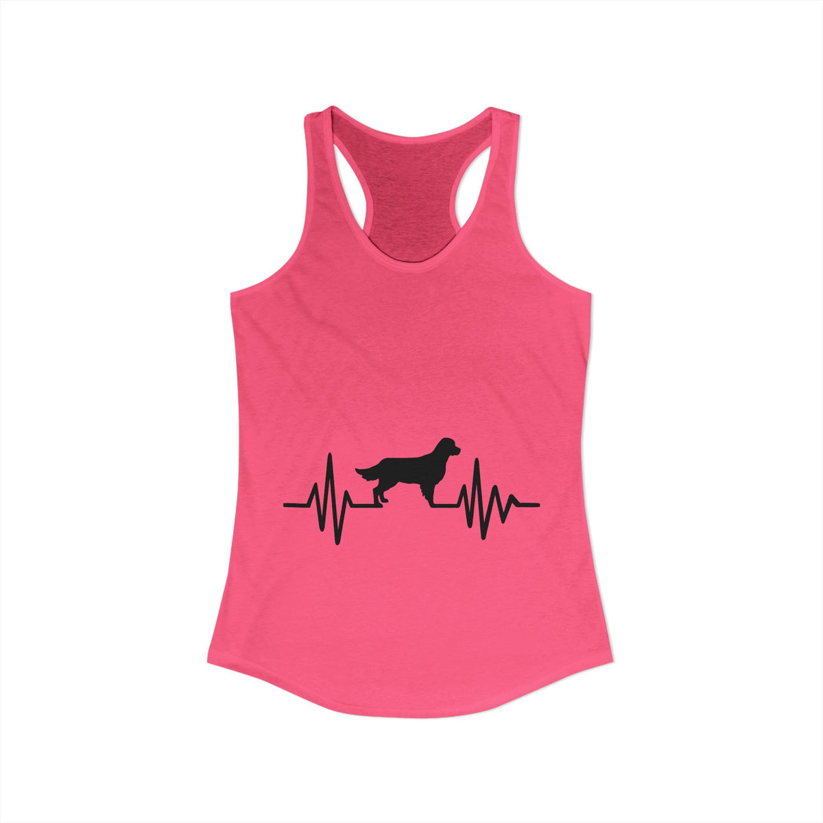 My Heart Beats For Goldens Women's Racerback Tank