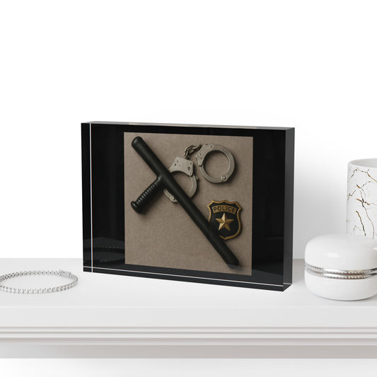 Law Enforcement Appreciation Acrylic Photo Block