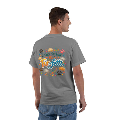 Fur-Fetti Dog Men's Short-Sleeve Crewneck Tee