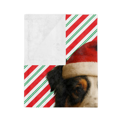 Santa Paws Aussie Velveteen Microfiber Blanket