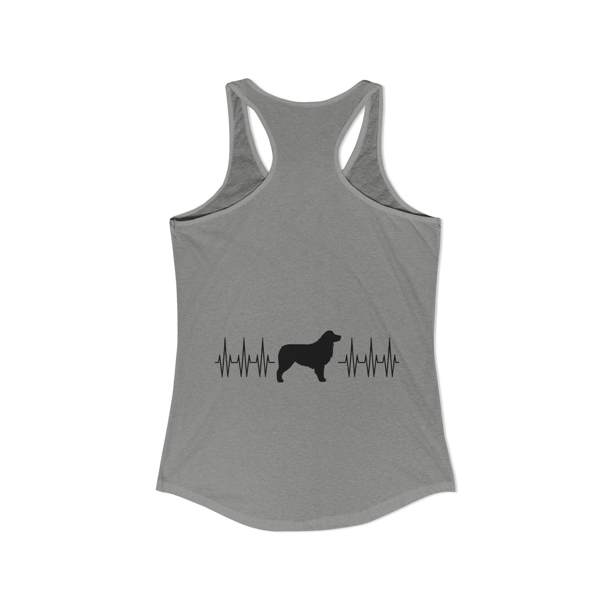 My Heart Beats For Aussies Women's Racerback Tank