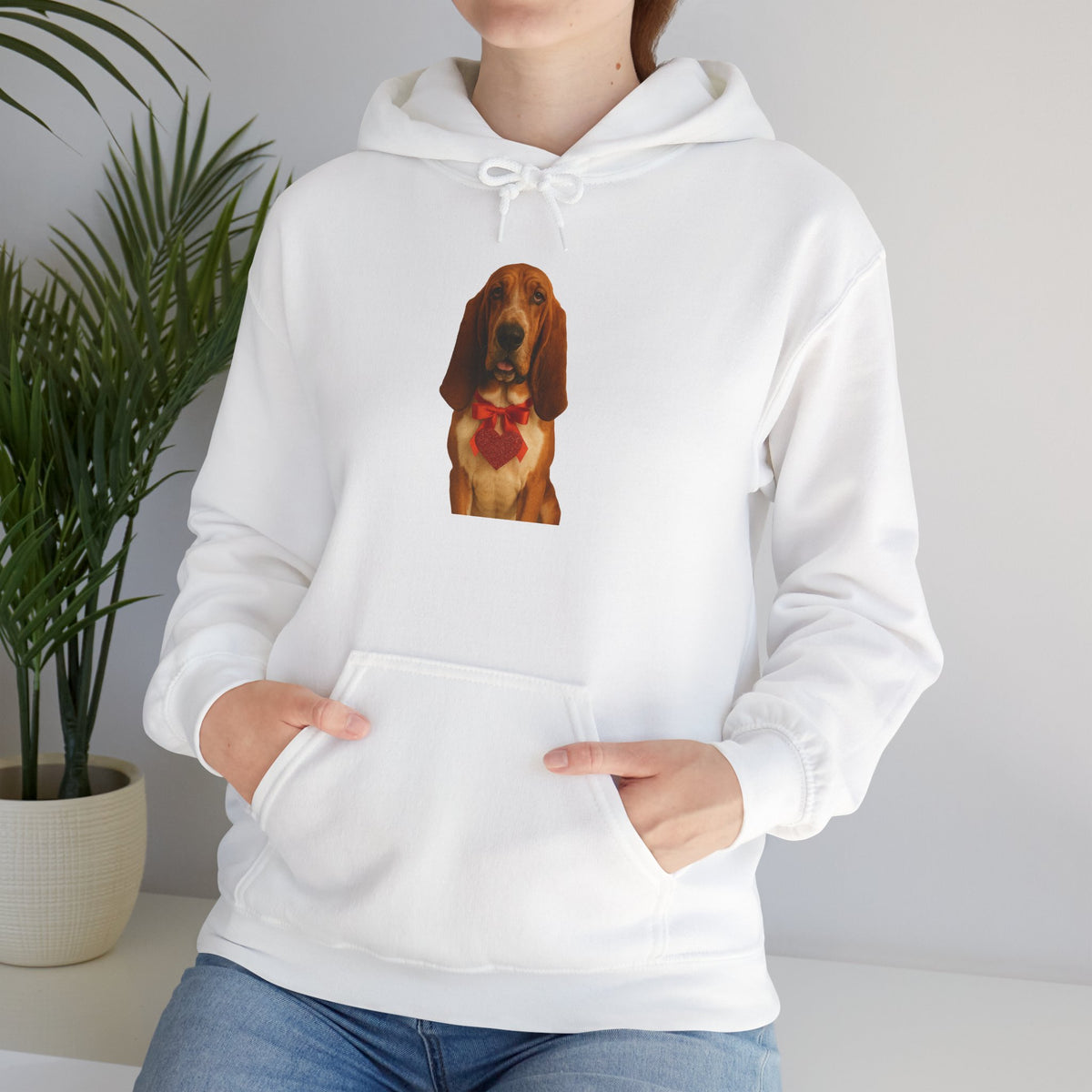 Cupid's Companion Basset Unisex Hoodie