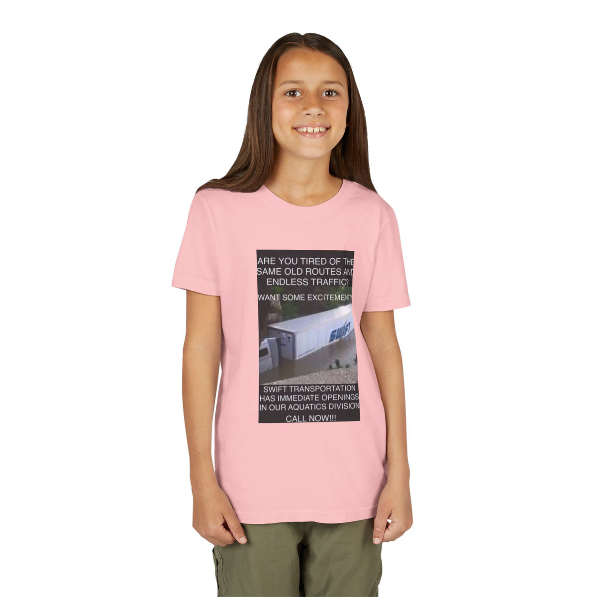 Swift Aquatics Youth Unisex Short Sleeve Crewneck Tee