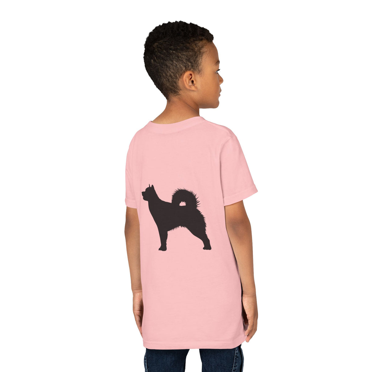 Malamute Silhouette Youth Unisex Short Sleeve Crewneck Tee