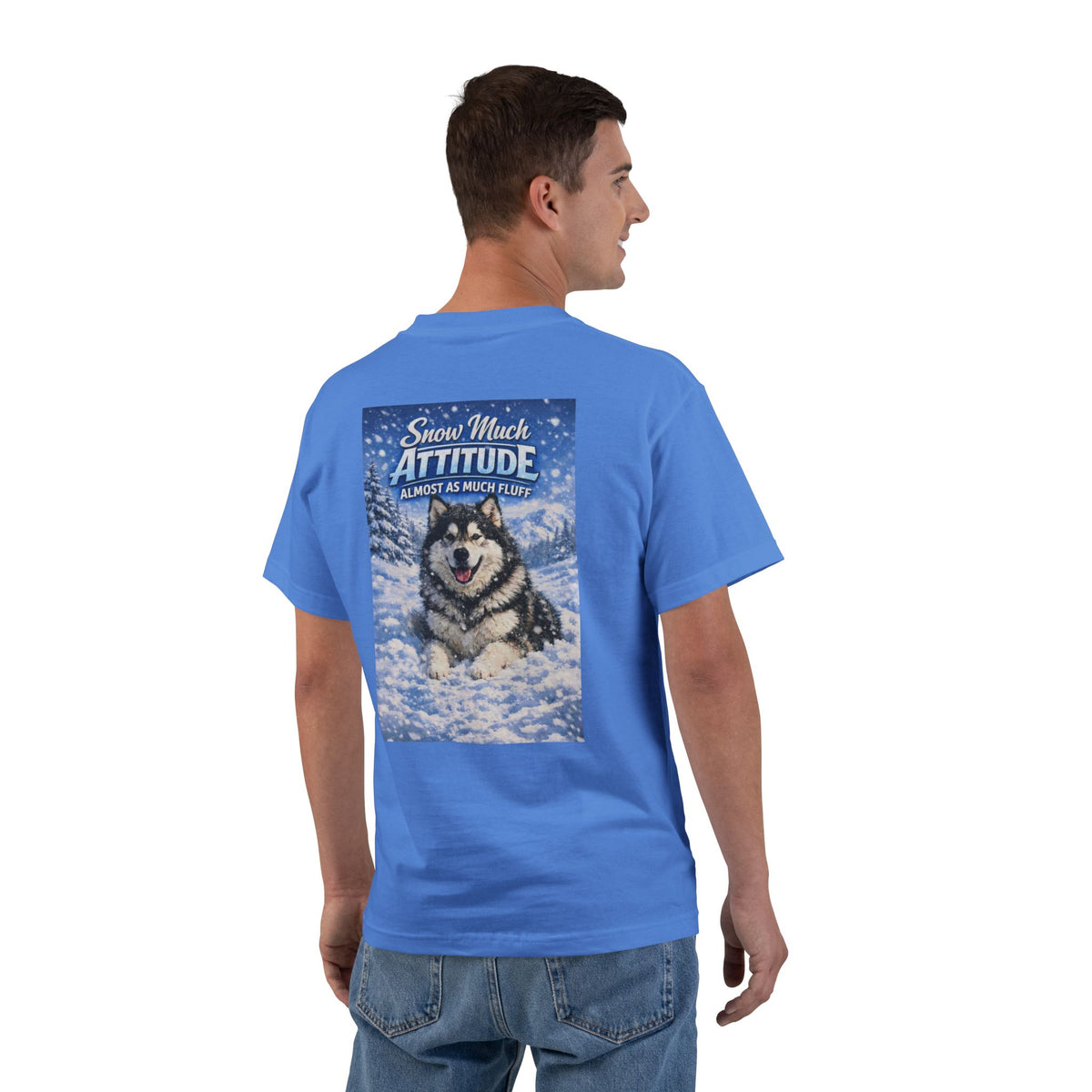 Snow Much Attitude Men's Short-Sleeve Crewneck Tee