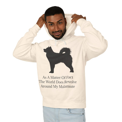 Matter Of Fact Malamute Unisex Lightweight Hoodie