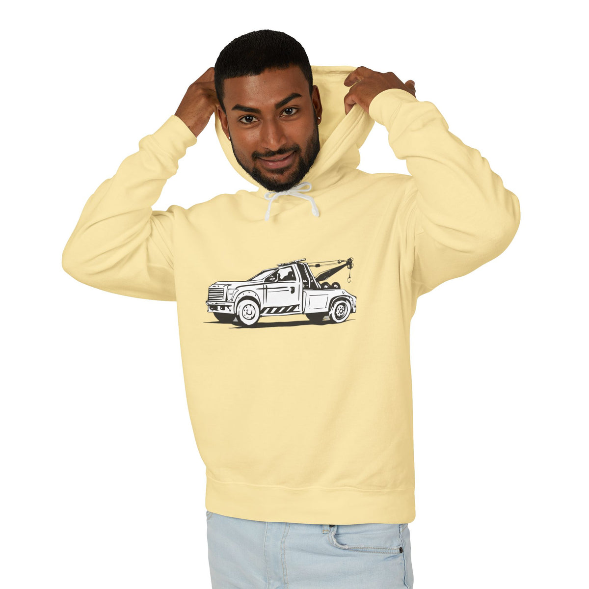 Wheel Lift Tow Truck Unisex Lightweight Hoodie
