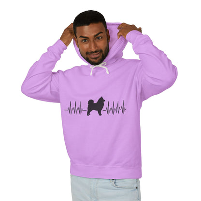 My Heart Beats For Samoyeds Unisex Lightweight Hoodie