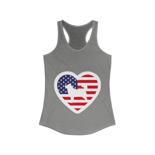 Malamute Flag Women's Racerback Tank