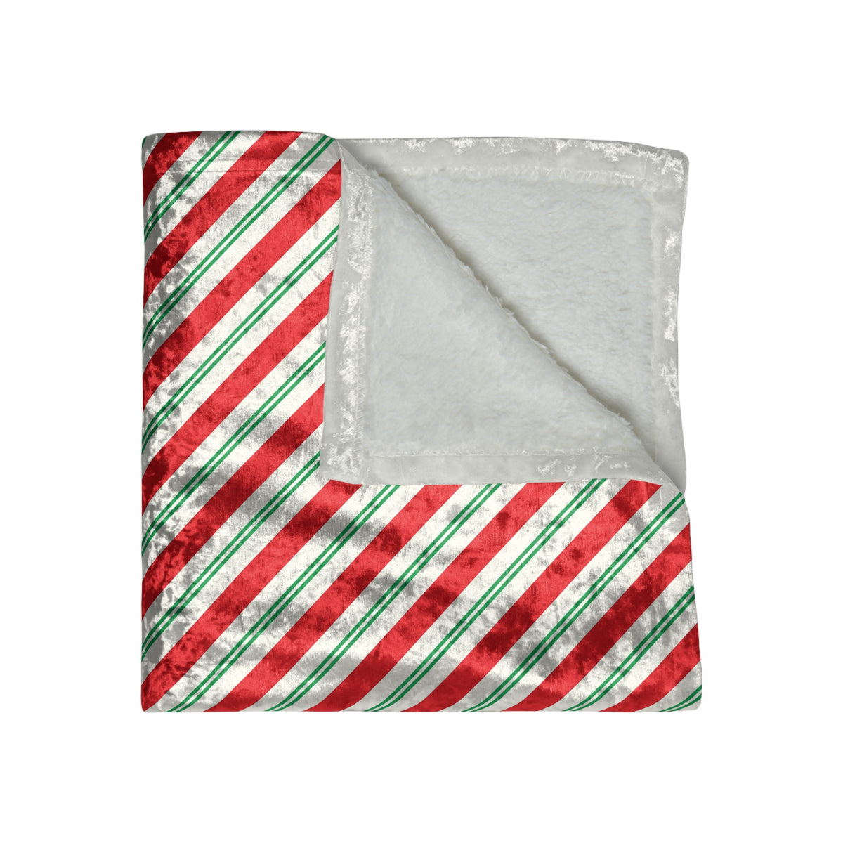Santa Paws Samoyed Crushed Velvet Blanket