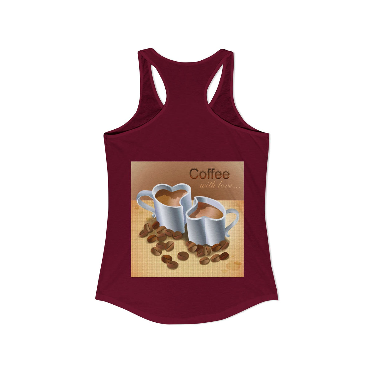 Coffee With Love Women's Racerback Tank