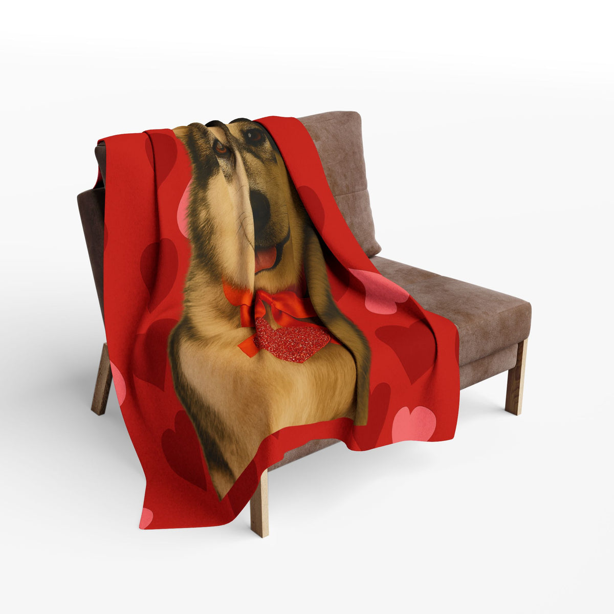 Cupid's Companion Malamute Arctic Fleece Blanket