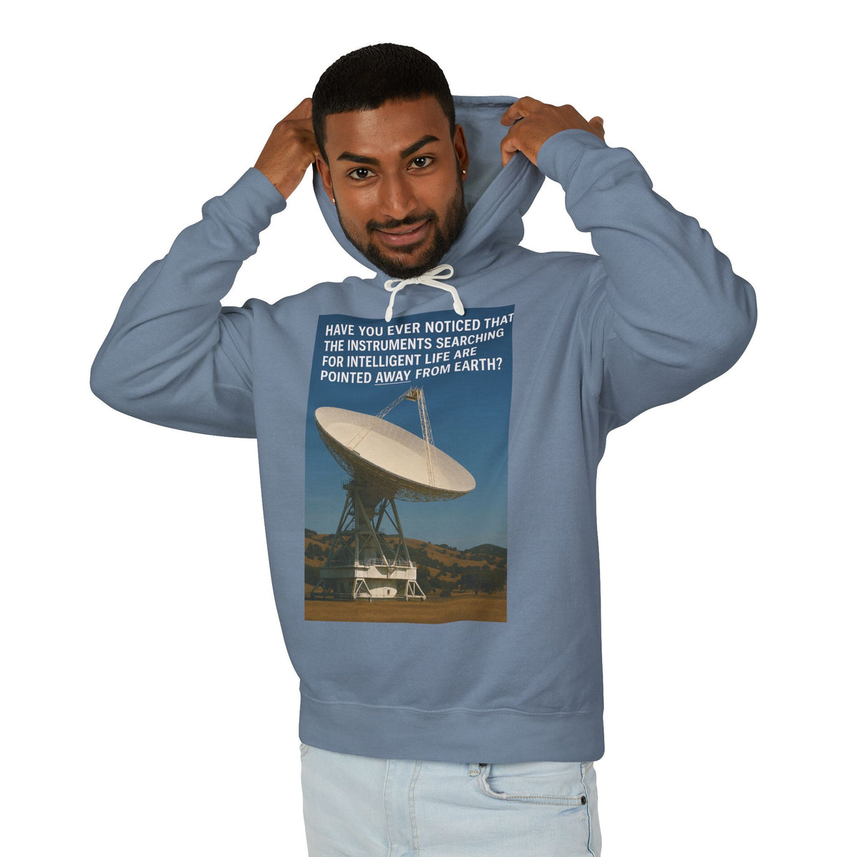 Intelligent Life Unisex Lightweight Hoodie