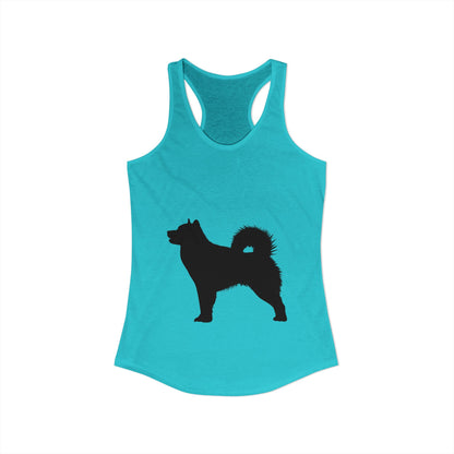 Malamute Silhouette Women's Racerback Tank