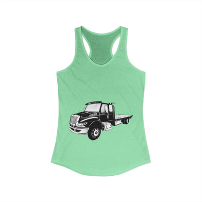 Flatbed Tow Truck Women's Racerback Tank