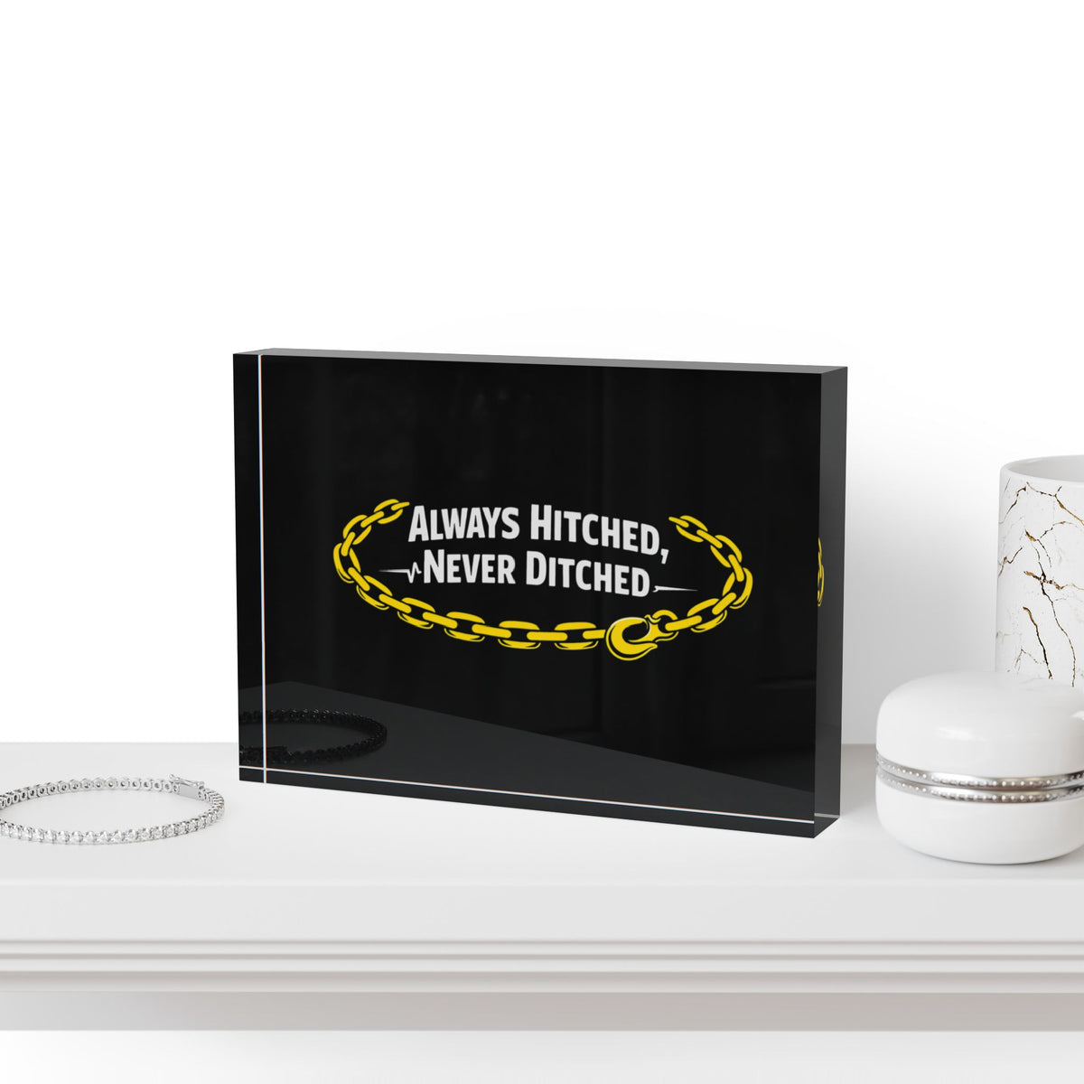Always Hitched Acrylic Photo Block