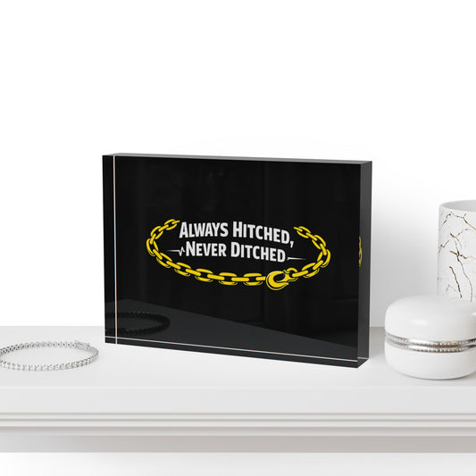 Always Hitched Acrylic Photo Block