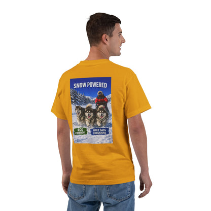 Snow Powered Men's Short-Sleeve Crewneck Tee