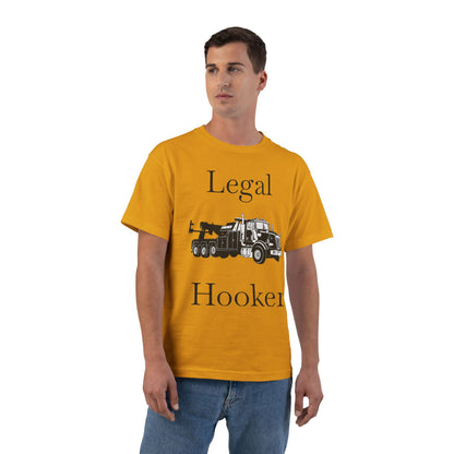 Legal H**ker Heavy Tow Truck Men's Short-Sleeve Crewneck Tee