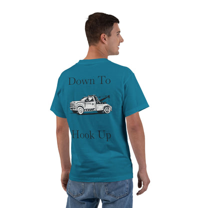 Down To Hook Up Men's Short-Sleeve Crewneck Tee