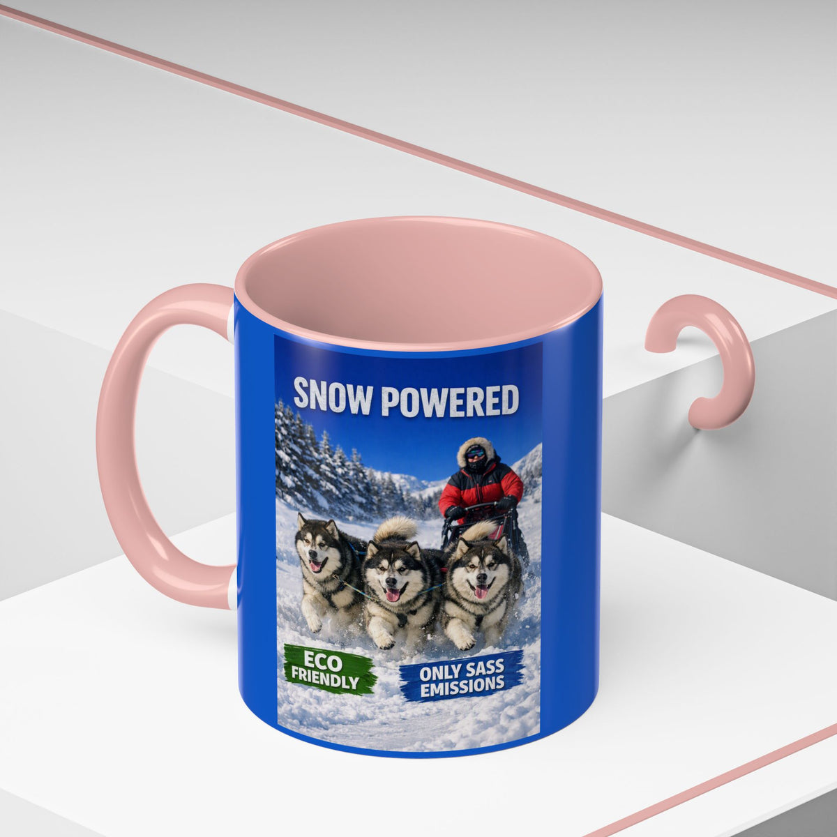 Snow Powered 2-Tone Coffee Mug