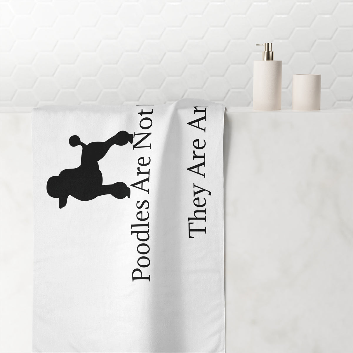 Not Dogs Mink-Cotton  Beach Towel