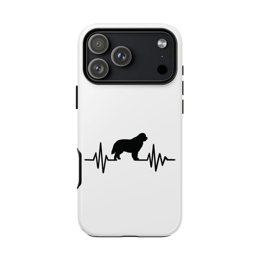 My Heart Beats For Newfies iPhone Case