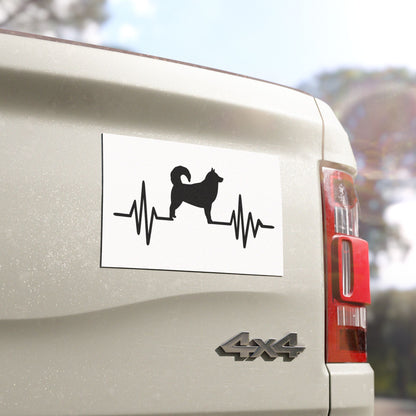 My Heart Beats For Malamutes Indoor/Outdoor Magnet