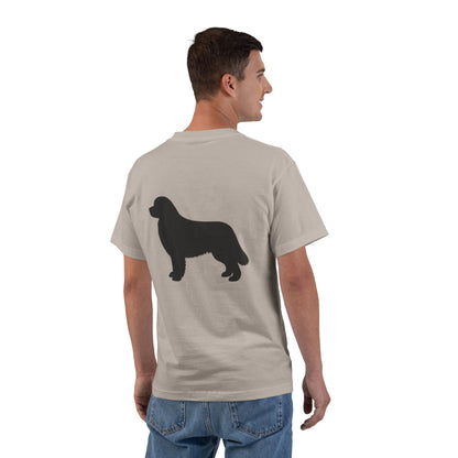 Newfie Silhouette Men's Short-Sleeve Crewneck Tee