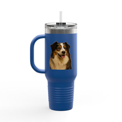 Aussie Head  Insulated Travel Mug