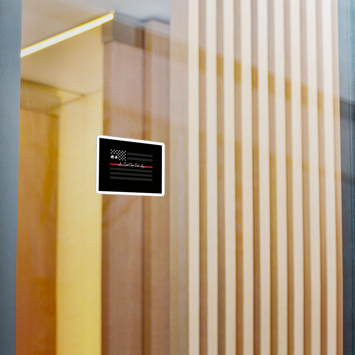 Thin Red Line Vinyl Decal