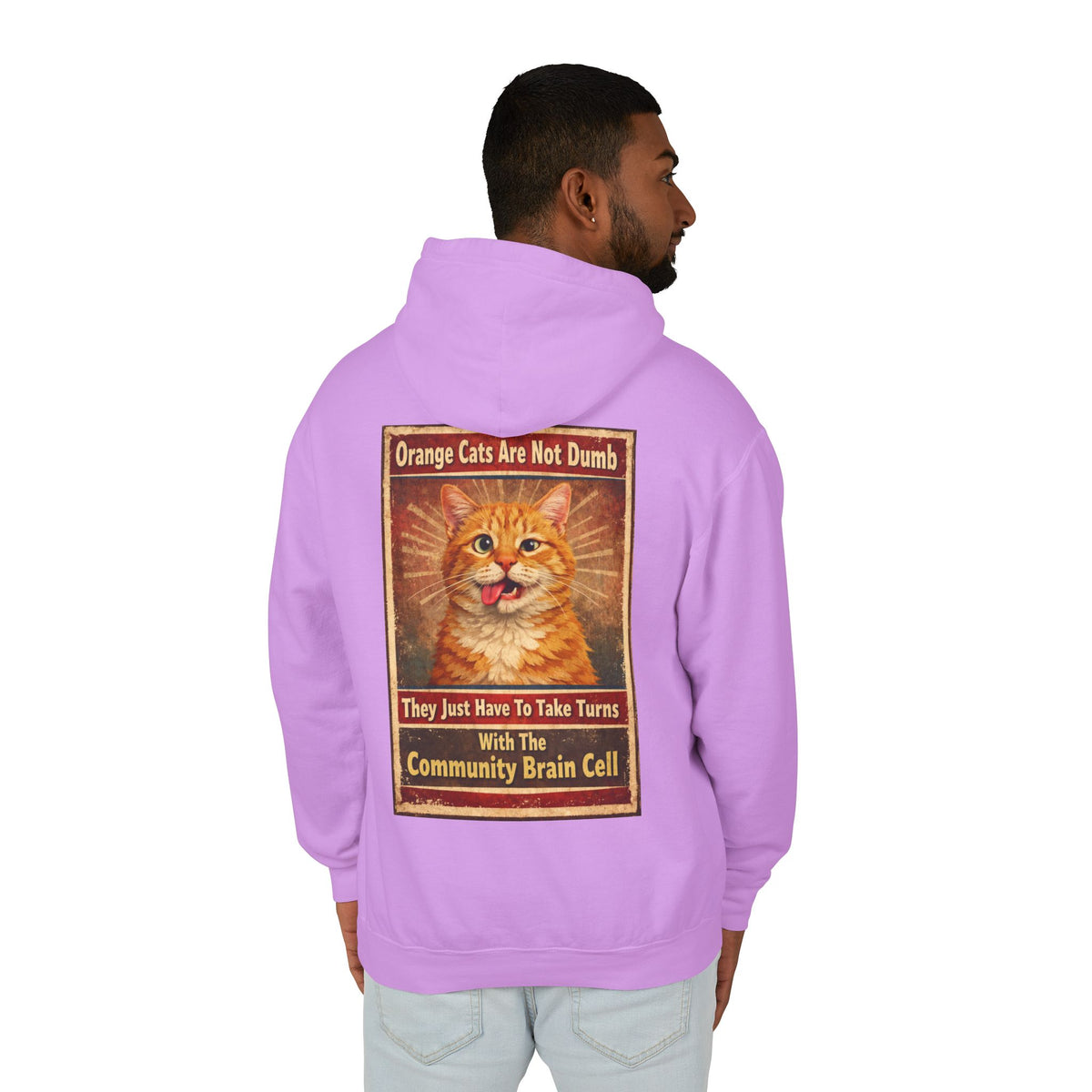 Community Brain Cell Unisex Lightweight Hoodie