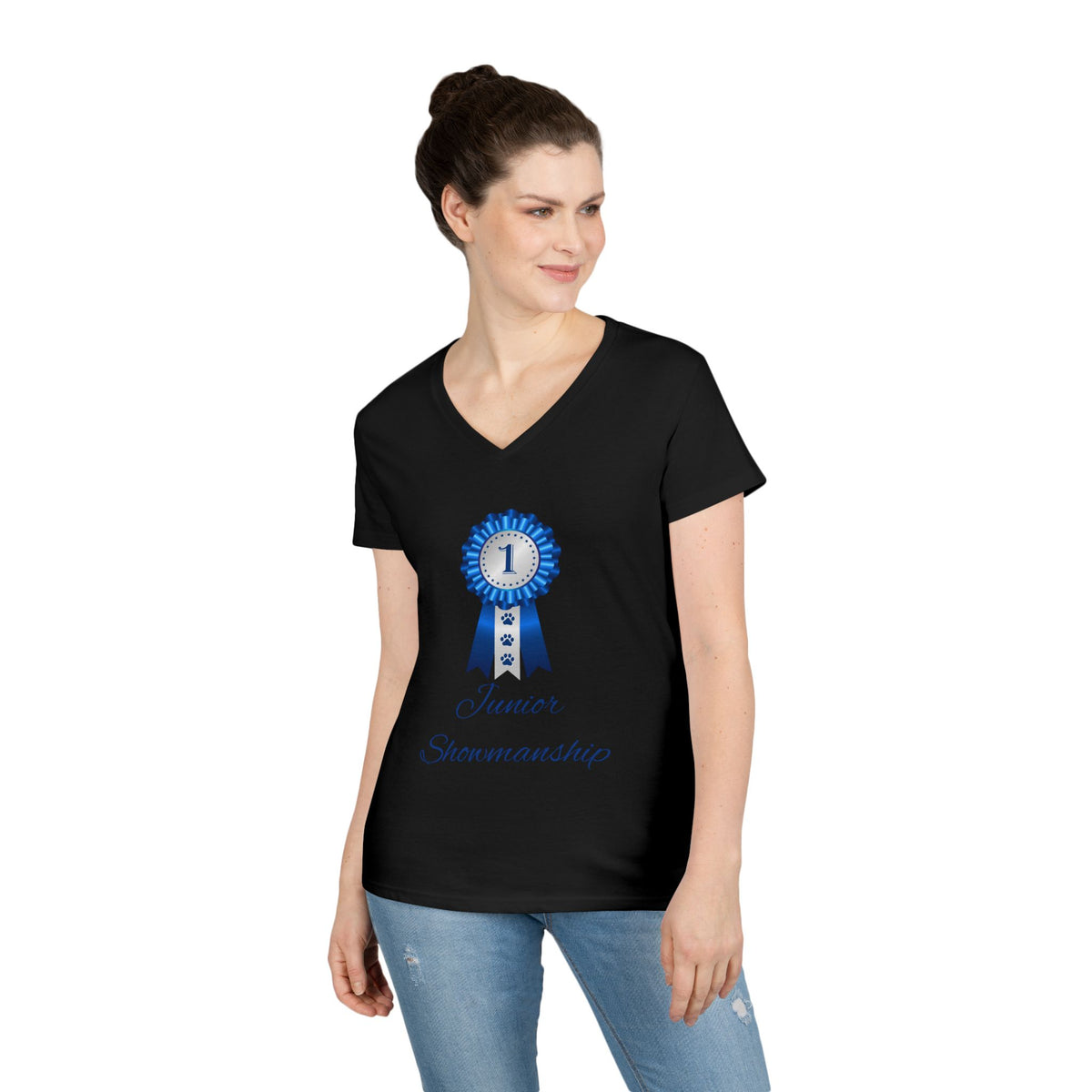 Junior Showmanship Women's V-Neck Tee