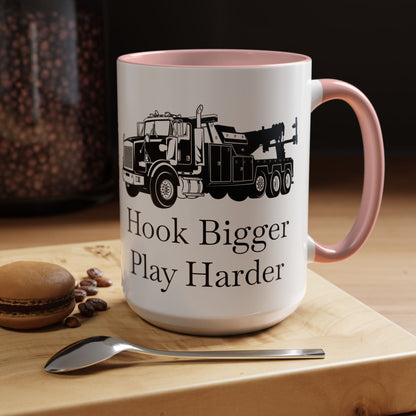 Hook Bigger 2-Tone Coffee Mug