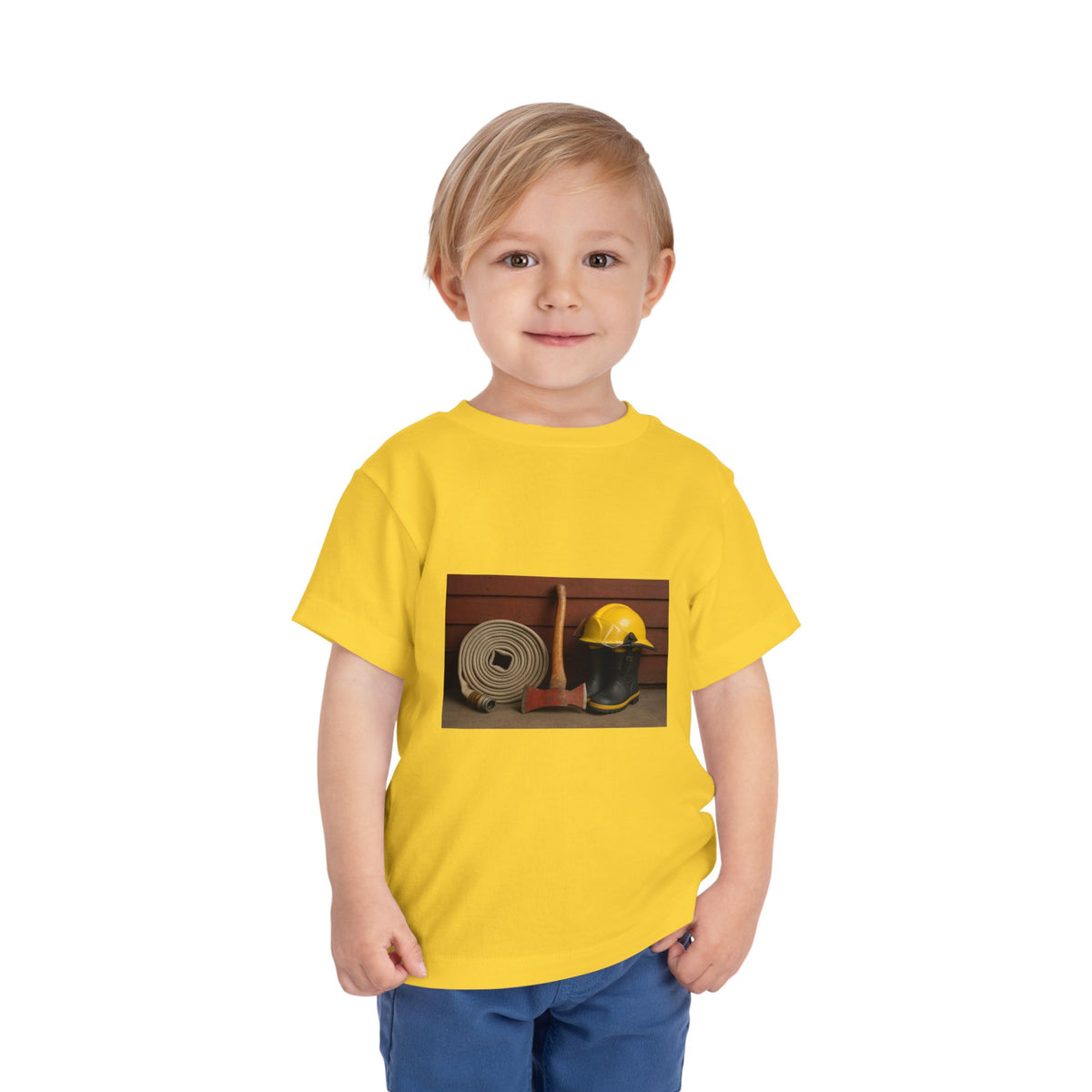Fire/Rescue Appreciation Toddler Unisex Short Sleeve Crewneck Tee