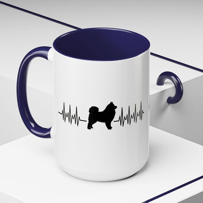 My Heart Beats For Samoyeds 2-Tone Coffee Mug