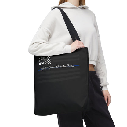 Thin Blue Line Tote Bag