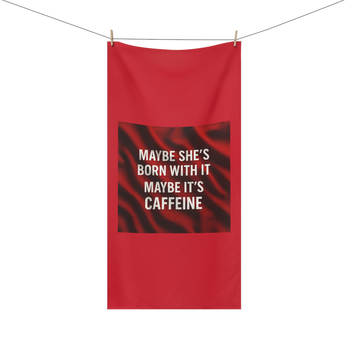 Born With It Mink-Cotton  Beach Towel