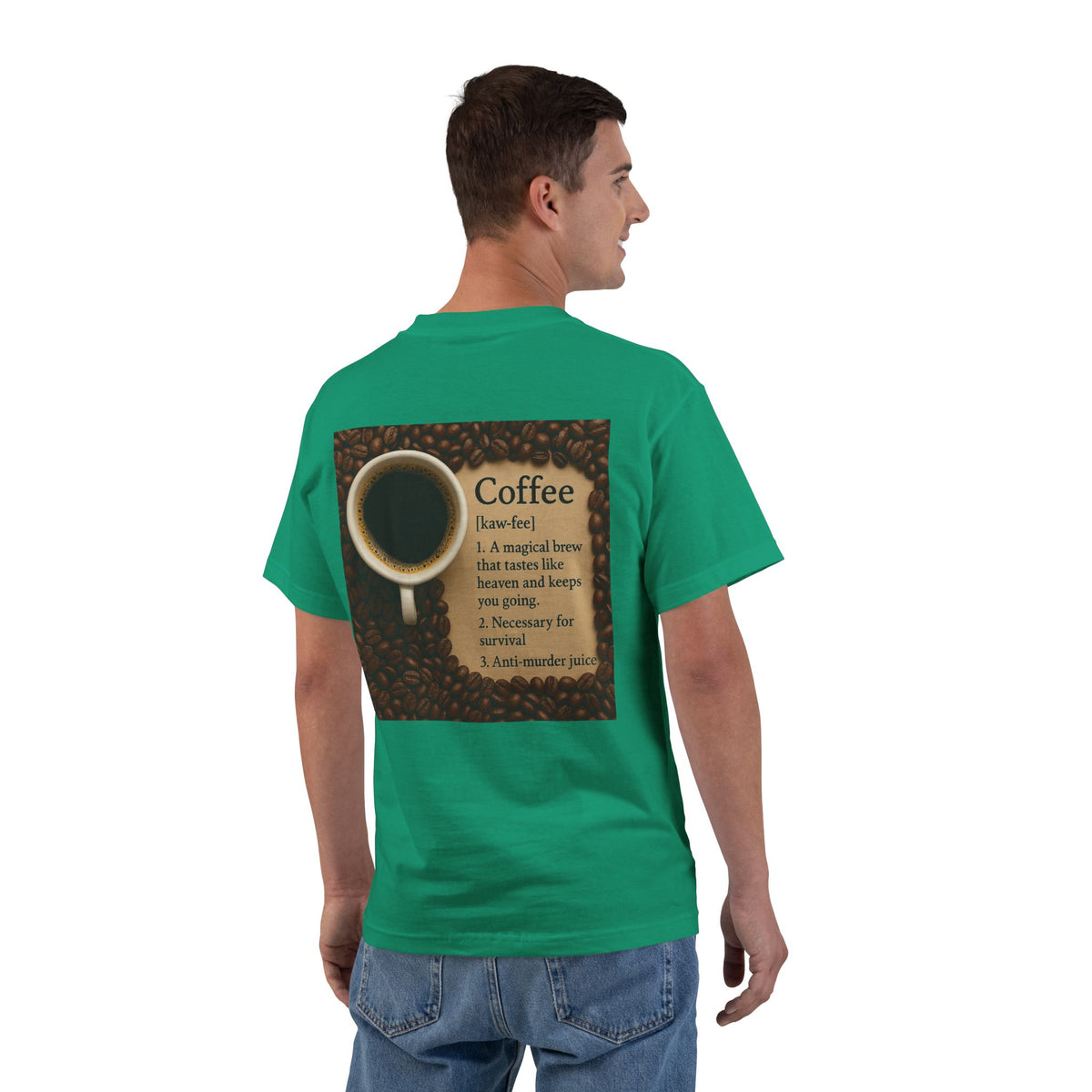 Coffee Definition Men's Short-Sleeve Crewneck Tee
