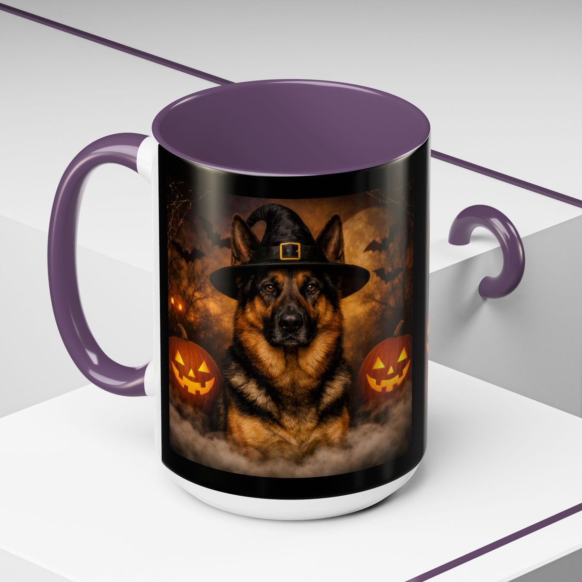 Witch Hat Pack German Shepherd 2-Tone Coffee Mug