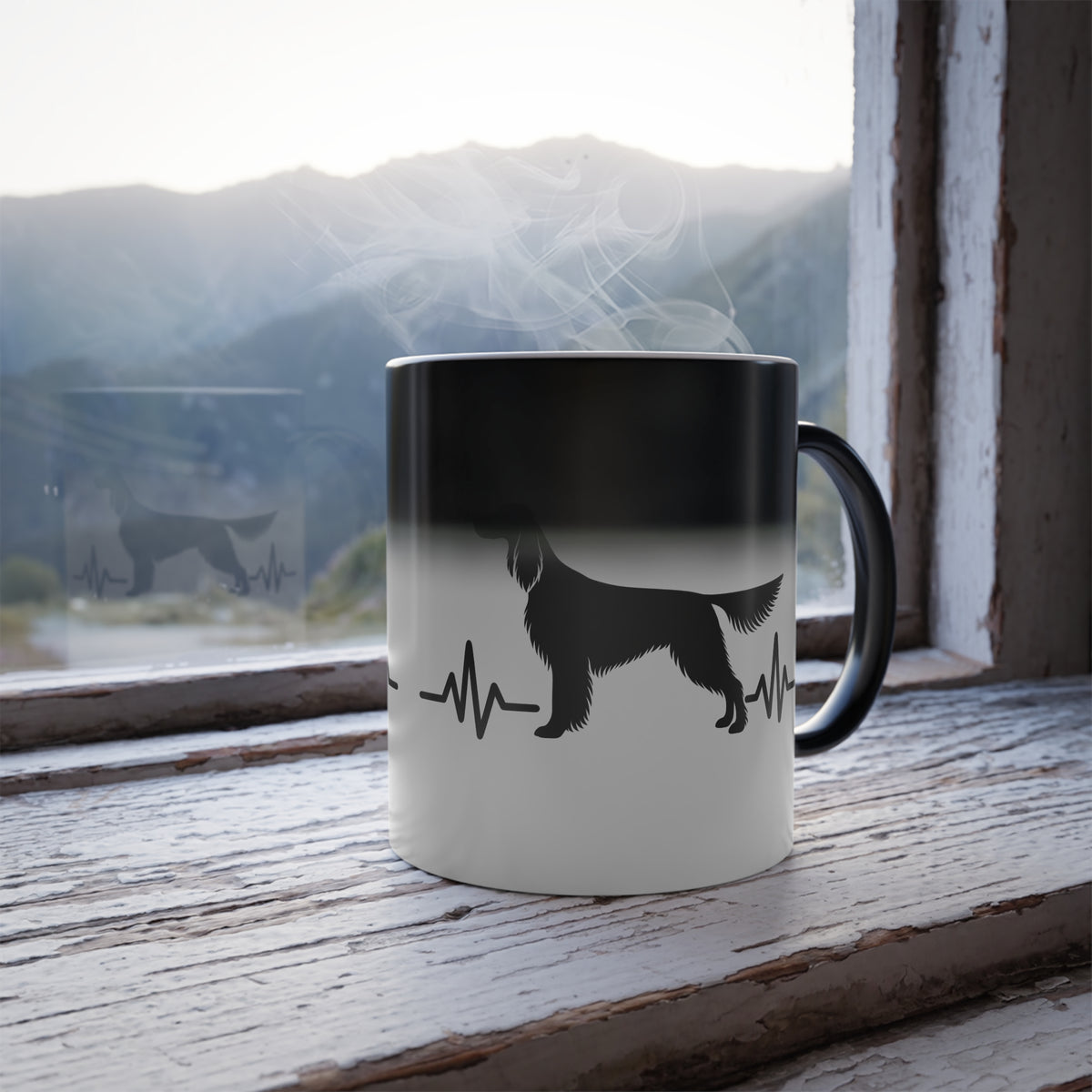 My Heart Beats For English Setters Color Changing Mug